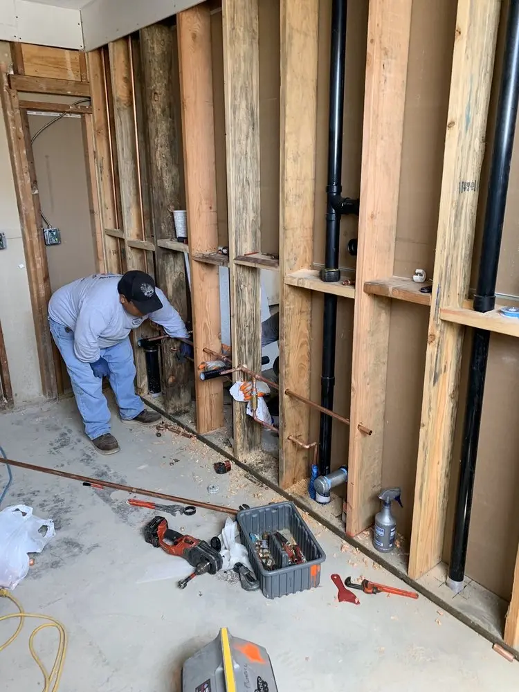 Commercial rough-in plumbing for Gas Line Repair in Mountainside